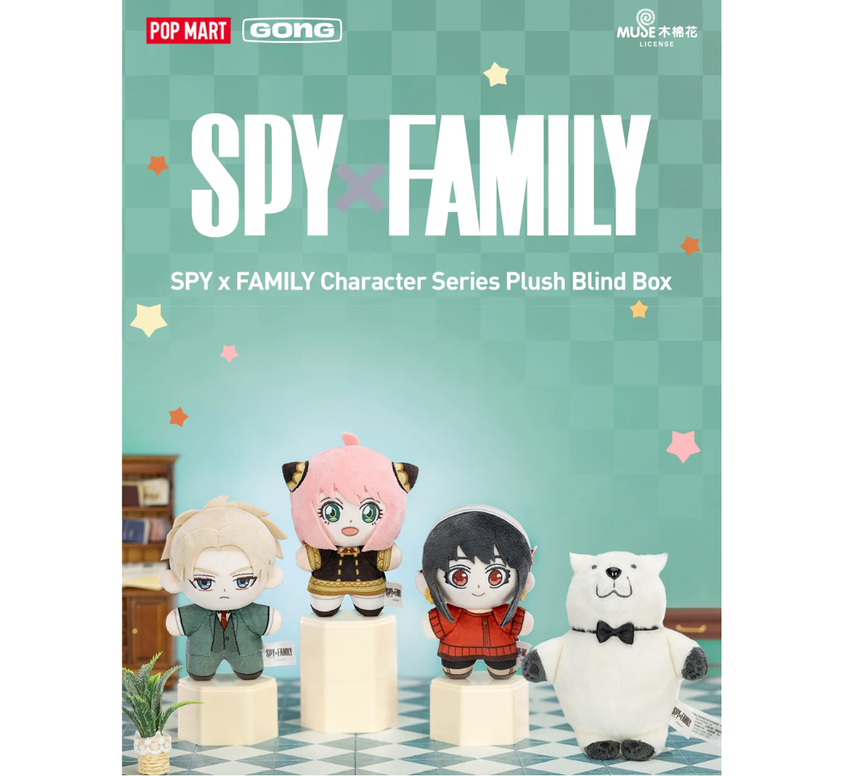 POP MART SPY x Family Character Plush Toy Series-Single Box (Random)-Pop Mart-Ace Cards & Collectibles