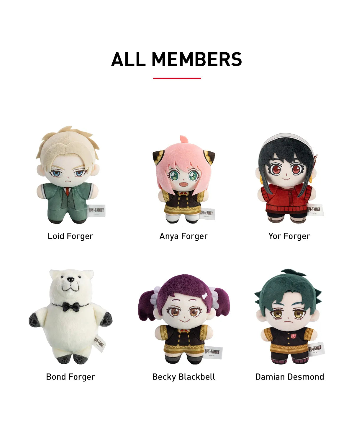 POP MART SPY x Family Character Plush Toy Series-Single Box (Random)-Pop Mart-Ace Cards & Collectibles