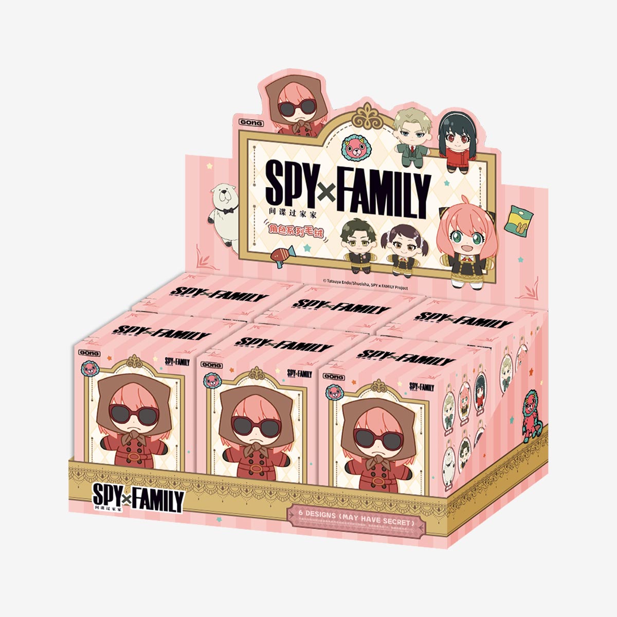 POP MART SPY x Family Character Plush Toy Series-Whole Box (6pcs)-Pop Mart-Ace Cards & Collectibles