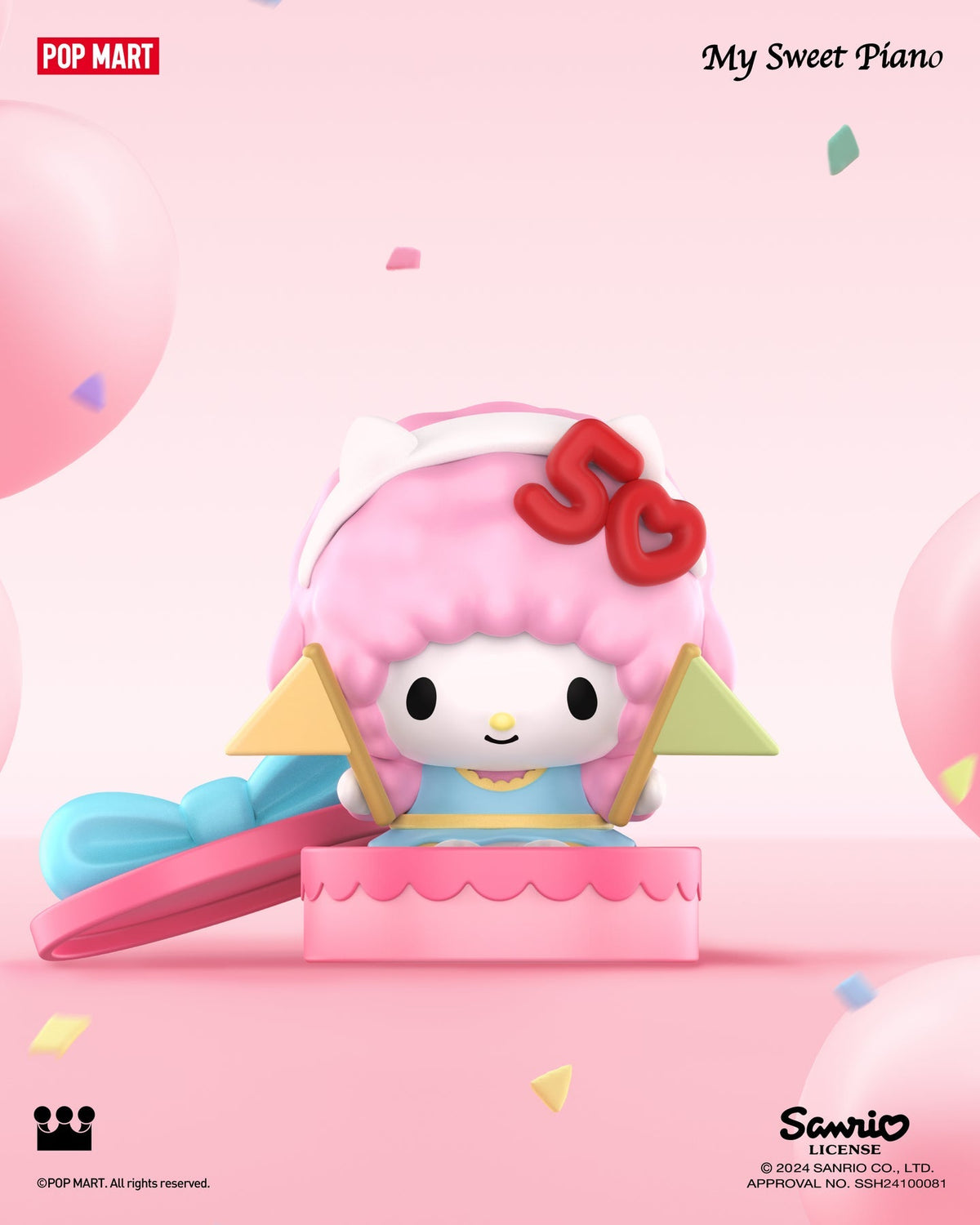 POP MART Sanrio Characters Hello Kitty 50th Anniversary Series-Single Box (Random)-Pop Mart-Ace Cards &amp; Collectibles