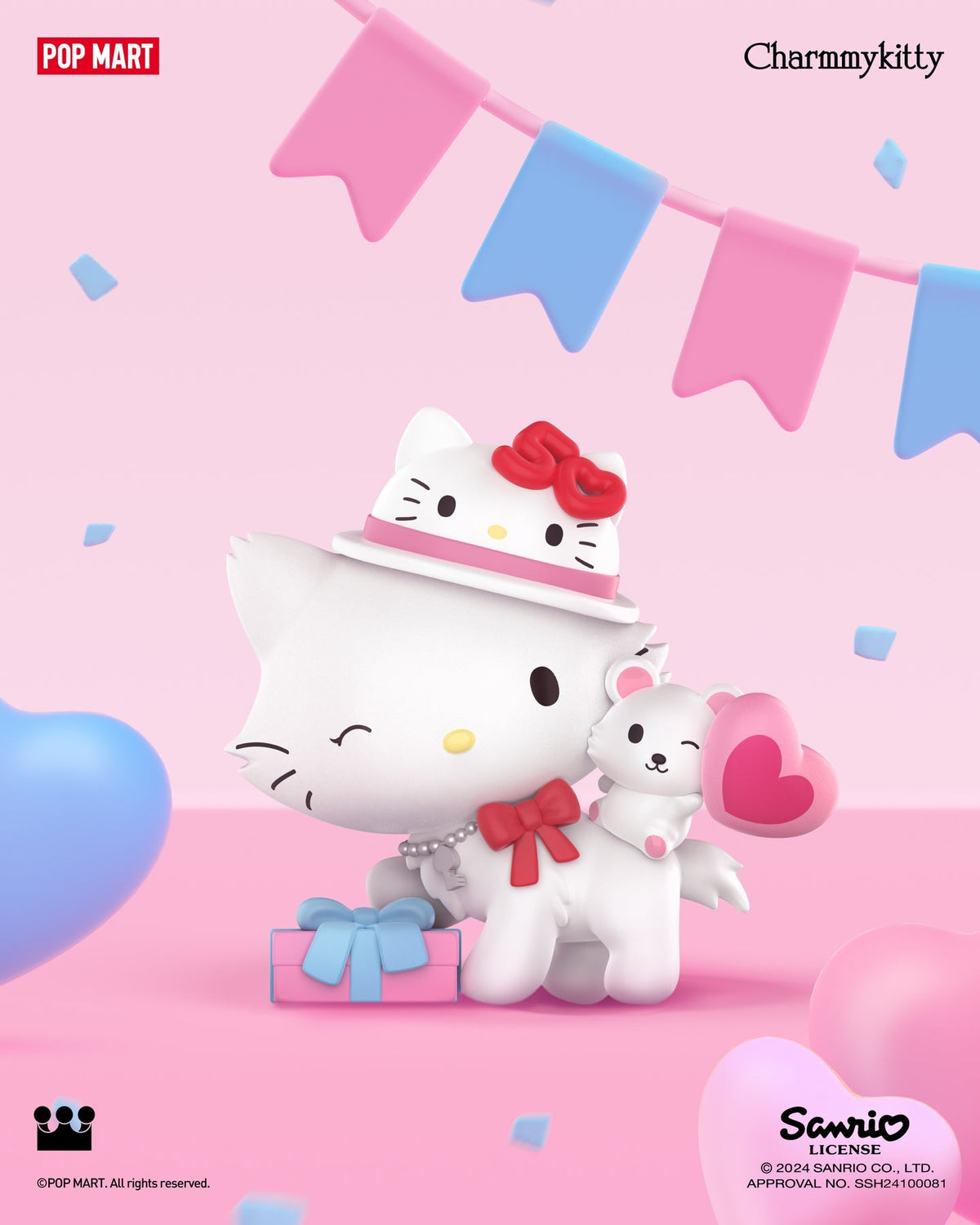 POP MART Sanrio Characters Hello Kitty 50th Anniversary Series-Single Box (Random)-Pop Mart-Ace Cards &amp; Collectibles