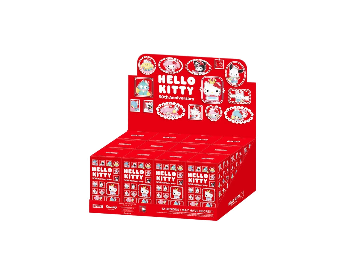 POP MART Sanrio Characters Hello Kitty 50th Anniversary Series-Whole Box (12pcs)-Pop Mart-Ace Cards &amp; Collectibles