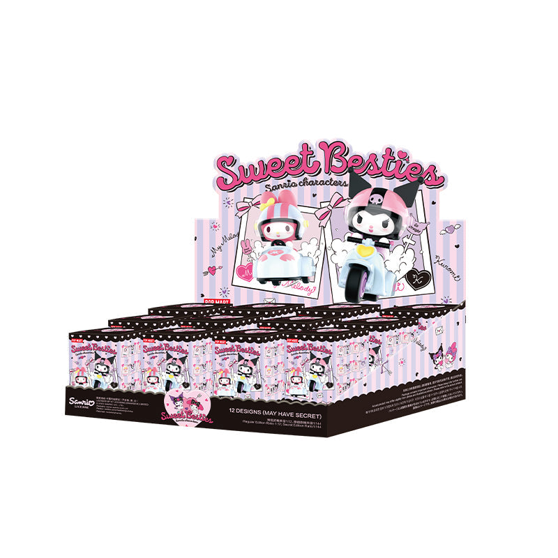 POP MART Sanrio Characters Sweet Besties Series-Display Box (12pcs)-Pop Mart-Ace Cards &amp; Collectibles
