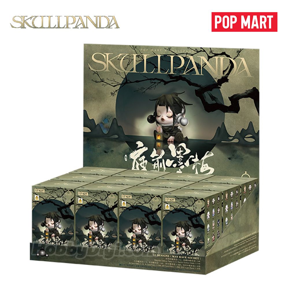 POP MART Skullpanda The Ink Plum Blossom Series-Display Box (12pcs)-Pop Mart-Ace Cards &amp; Collectibles