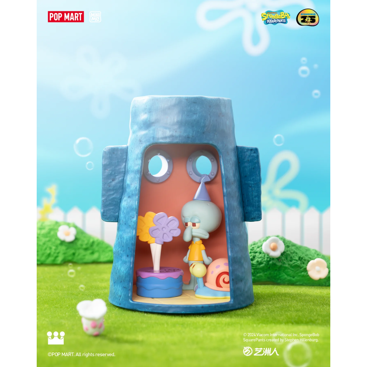 POP MART SpongeBob SquarePants Carnival Anniversary Series Scene Sets-Single Box (Random)-Pop Mart-Ace Cards &amp; Collectibles