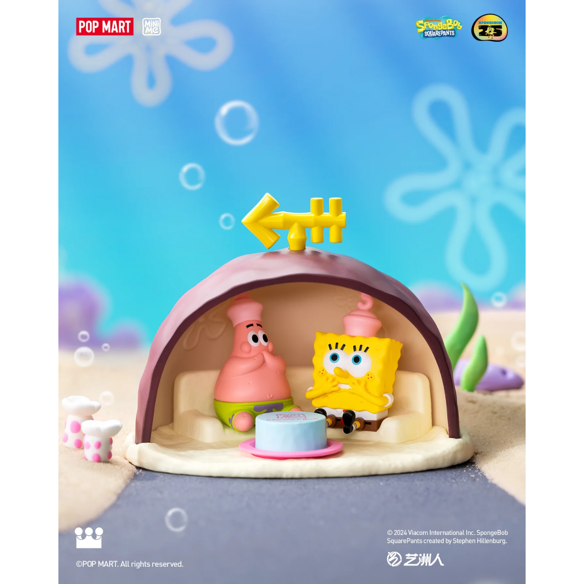 POP MART SpongeBob Best Friends Series Figures Personaggio d'Azione Giocattolo da Collezione Figura Regalo di Festa 1PC POP MART SpongeBob Best Friends Series Figures Personaggio d'Azione Giocattolo da Collezione Figura Regalo di Festa 1PC