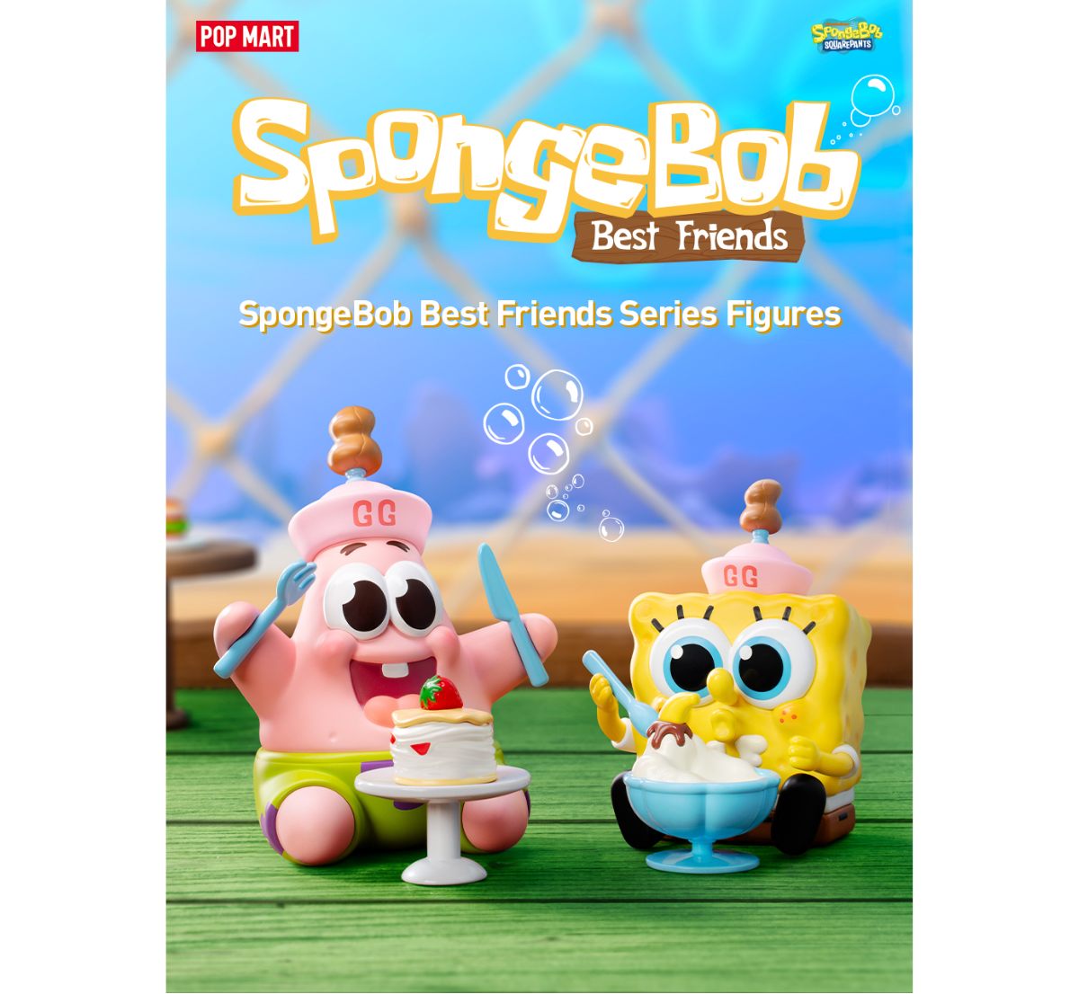 POP MART Spongebob Best Friends Series Figures-Single Box (Random)-Pop Mart-Ace Cards & Collectibles