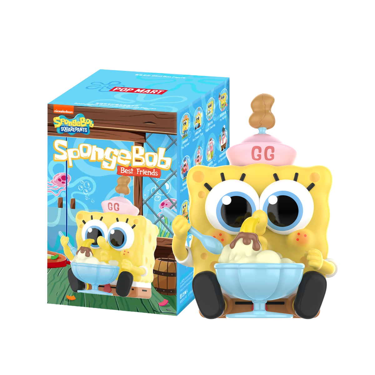 POP MART Spongebob Best Friends Series Figures-Single Box (Random)-Pop Mart-Ace Cards & Collectibles