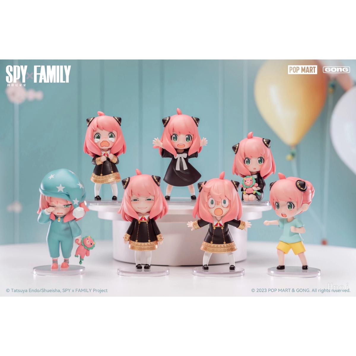 POP MART Spy X Family Anya Forger Series-Display Box (6pcs)-Pop Mart-Ace Cards &amp; Collectibles