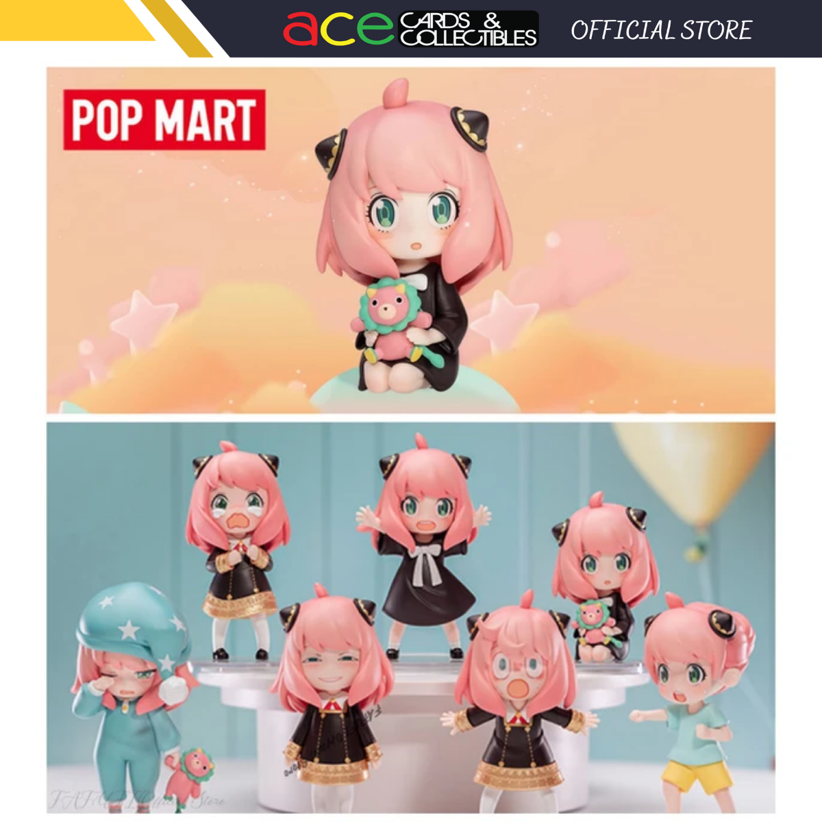 POP MART Spy X Family Anya Forger Series-Single Box (Random)-Pop Mart-Ace Cards &amp; Collectibles