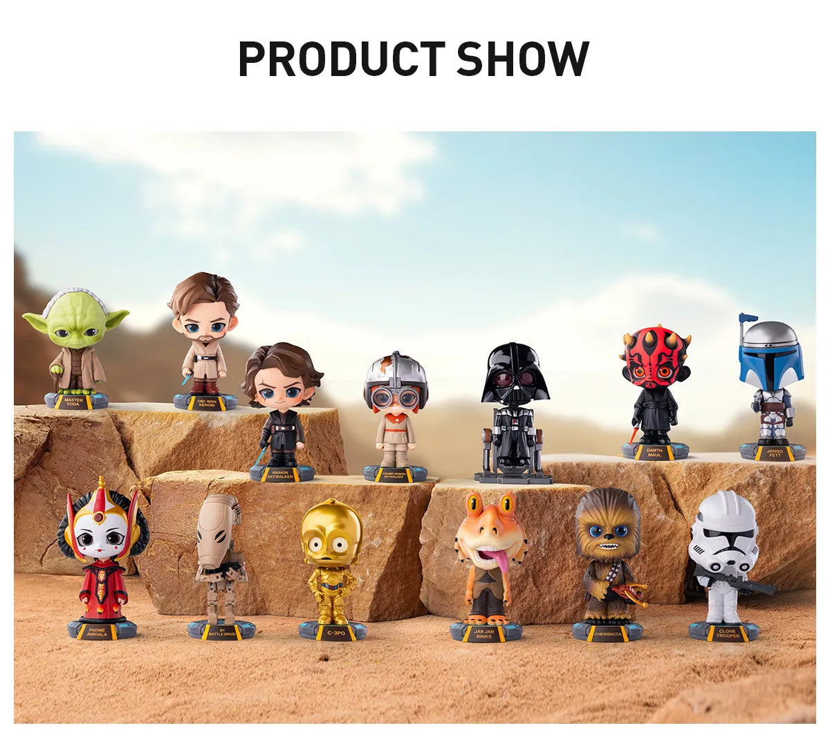 POP MART Star Wars Bobblehead Series Figures-Single Box (Random)-Pop Mart-Ace Cards & Collectibles
