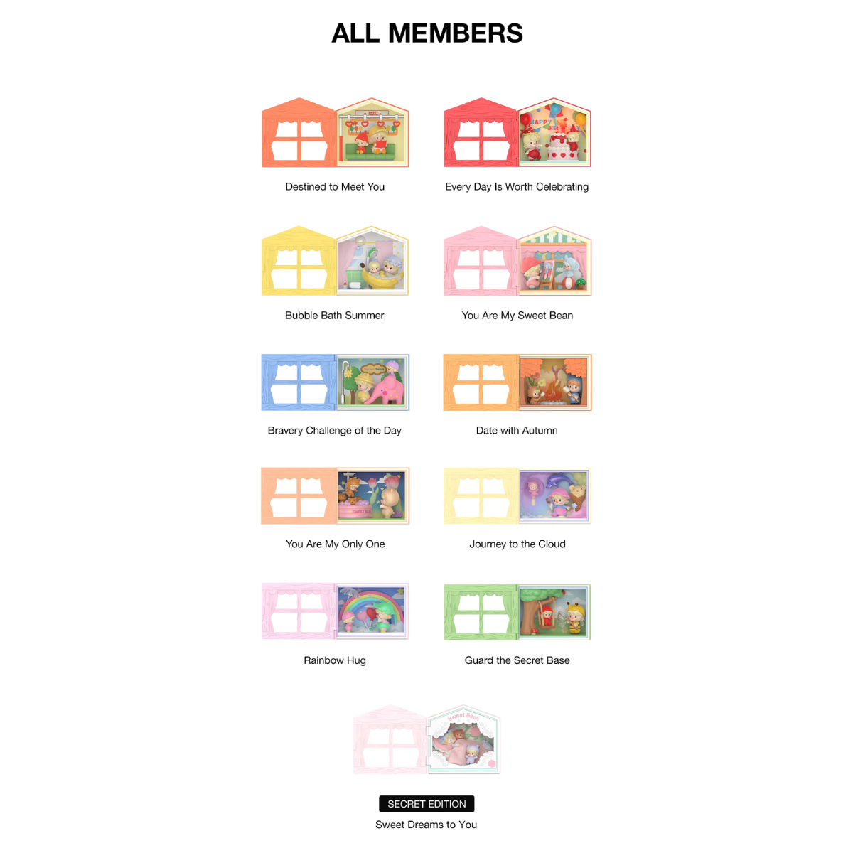 POP MART Sweet Bean Celebrate Ordinary Days Series-Single Box (Random)-Pop Mart-Ace Cards & Collectibles