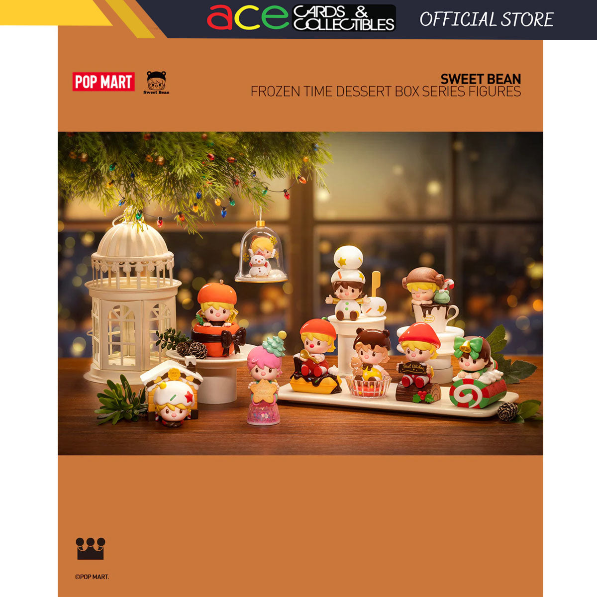 POP MART Sweet Bean Frozen Time Dessert Box Series-Single Box (Random)-Pop Mart-Ace Cards & Collectibles