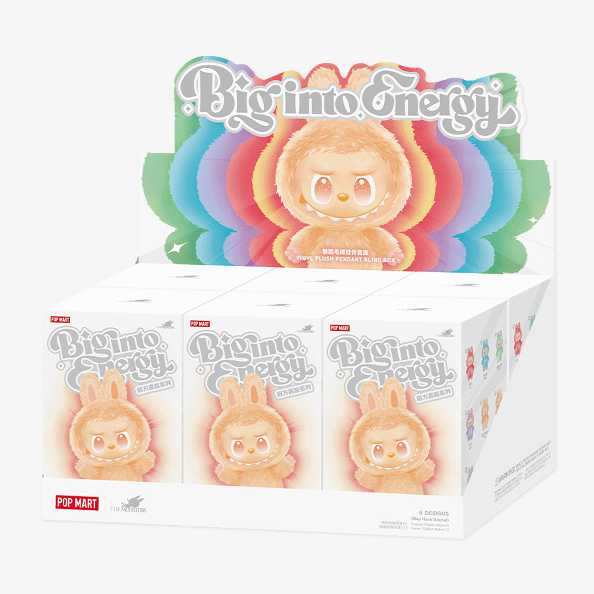 POP MART THE MONSTERS Big Into Energy Vinyl Plush Pendant Series-Single Box (Random)-Pop Mart-Ace Cards & Collectibles