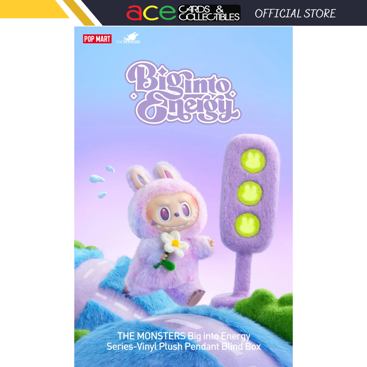 POP MART THE MONSTERS Big Into Energy Vinyl Plush Pendant Series-Single Box (Random)-Pop Mart-Ace Cards & Collectibles