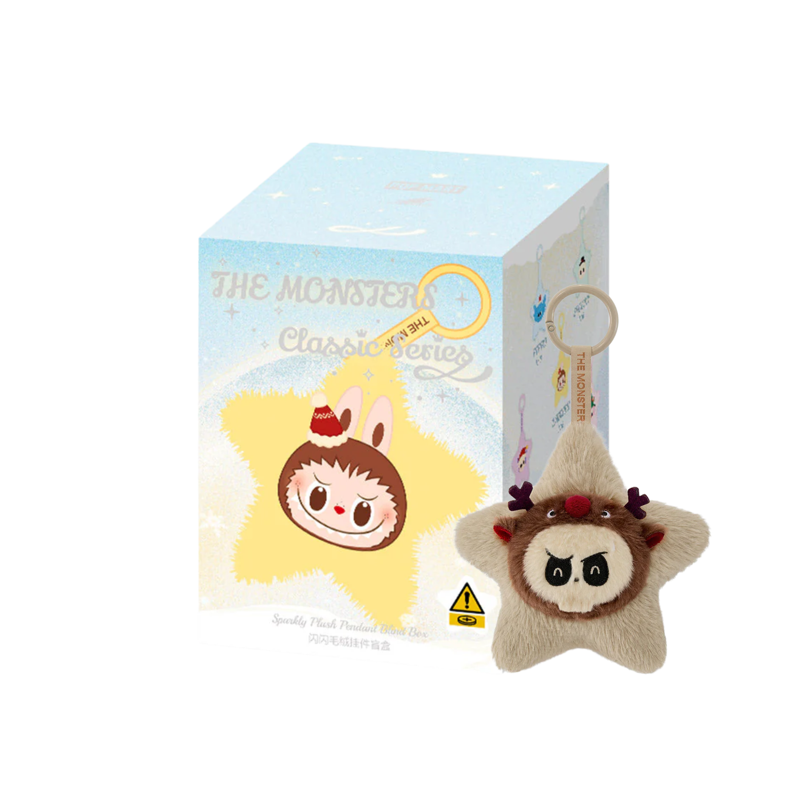 POP MART THE MONSTERS Classic Series-Sparkly Plush Pendant Blind Box-Single Box (Random)-Pop Mart-Ace Cards & Collectibles
