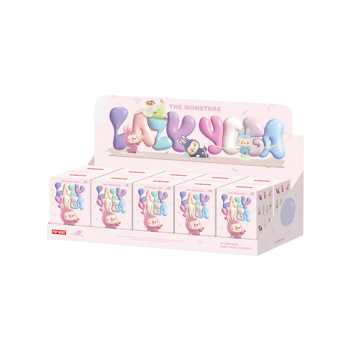 POP MART THE MONSTERS Lazy Yoga Series Figures-Single Box (Random)-Pop Mart-Ace Cards & Collectibles