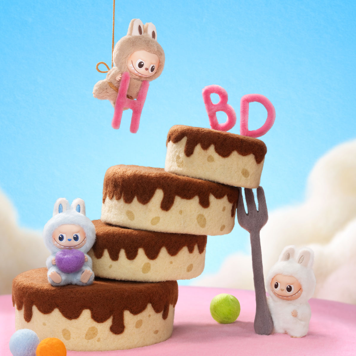 POP MART THE MONSTERS PIN FOR LOVE SERIES-Vinyl Plush Pendant Blind Box (A-M)-Single Box-Pop Mart-Ace Cards & Collectibles