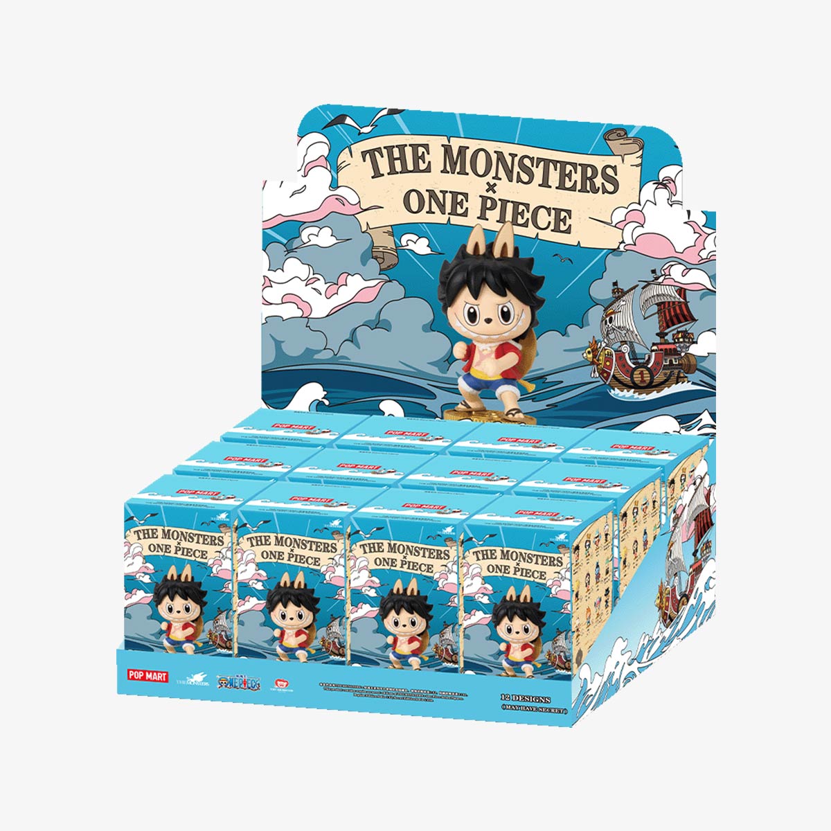 POP MART THE MONSTERS x One Piece Series-Whole Set (12pcs)-Pop Mart-Ace Cards & Collectibles