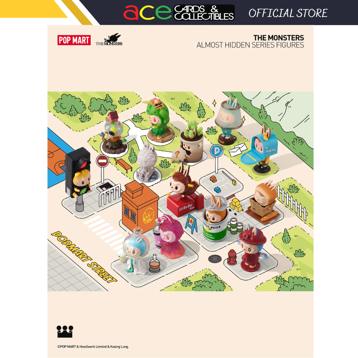 POP MART The Monsters Almost Hidden Series-Single Box (Random)-Pop Mart-Ace Cards & Collectibles