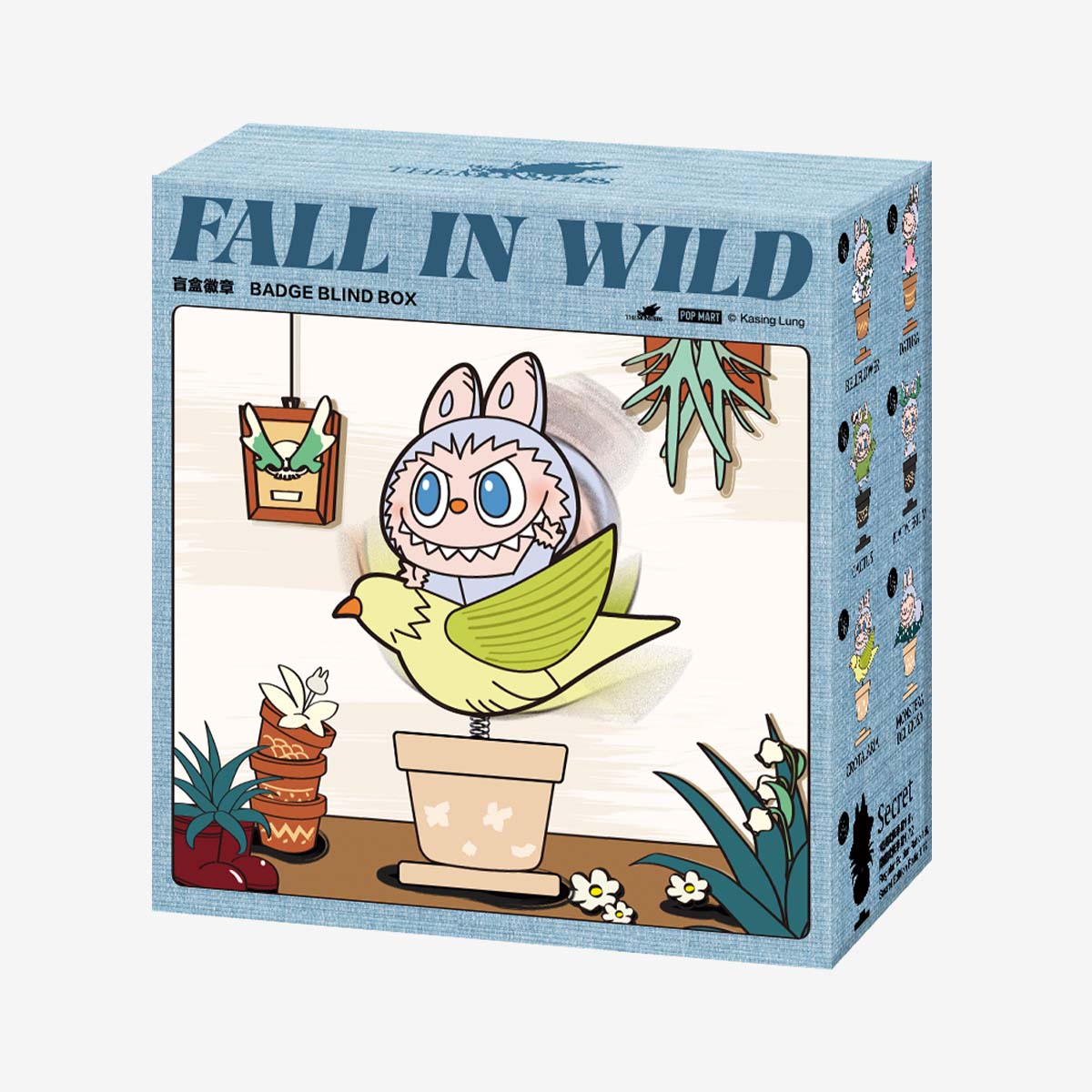 POP MART The Monsters Fall in Wild Badge Series-Single Box (Random)-Pop Mart-Ace Cards &amp; Collectibles