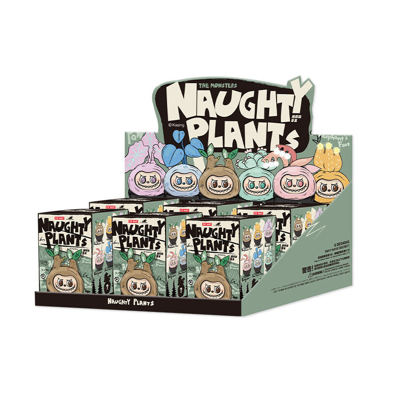 POP MART The Monsters Naughty Plants Vinyl Face Series-Display Box (6pcs)-Pop Mart-Ace Cards &amp; Collectibles