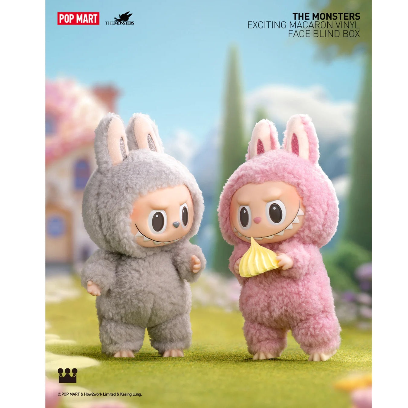 POP MART The Monsters Tasty Macarons Vinyl Face Series-Single Box (Random)-Pop Mart-Ace Cards & Collectibles