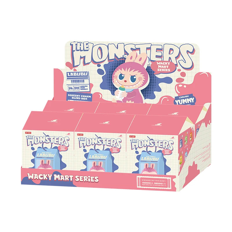 POP MART The Monsters Wacky Mart Series Squishy Charm Blind Box-Single Box (Random)-Pop Mart-Ace Cards & Collectibles