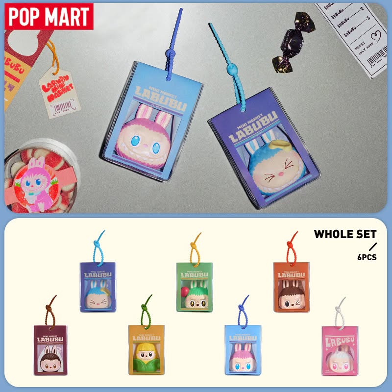 POP MART The Monsters Wacky Mart Series Squishy Charm Blind Box-Single Box (Random)-Pop Mart-Ace Cards & Collectibles