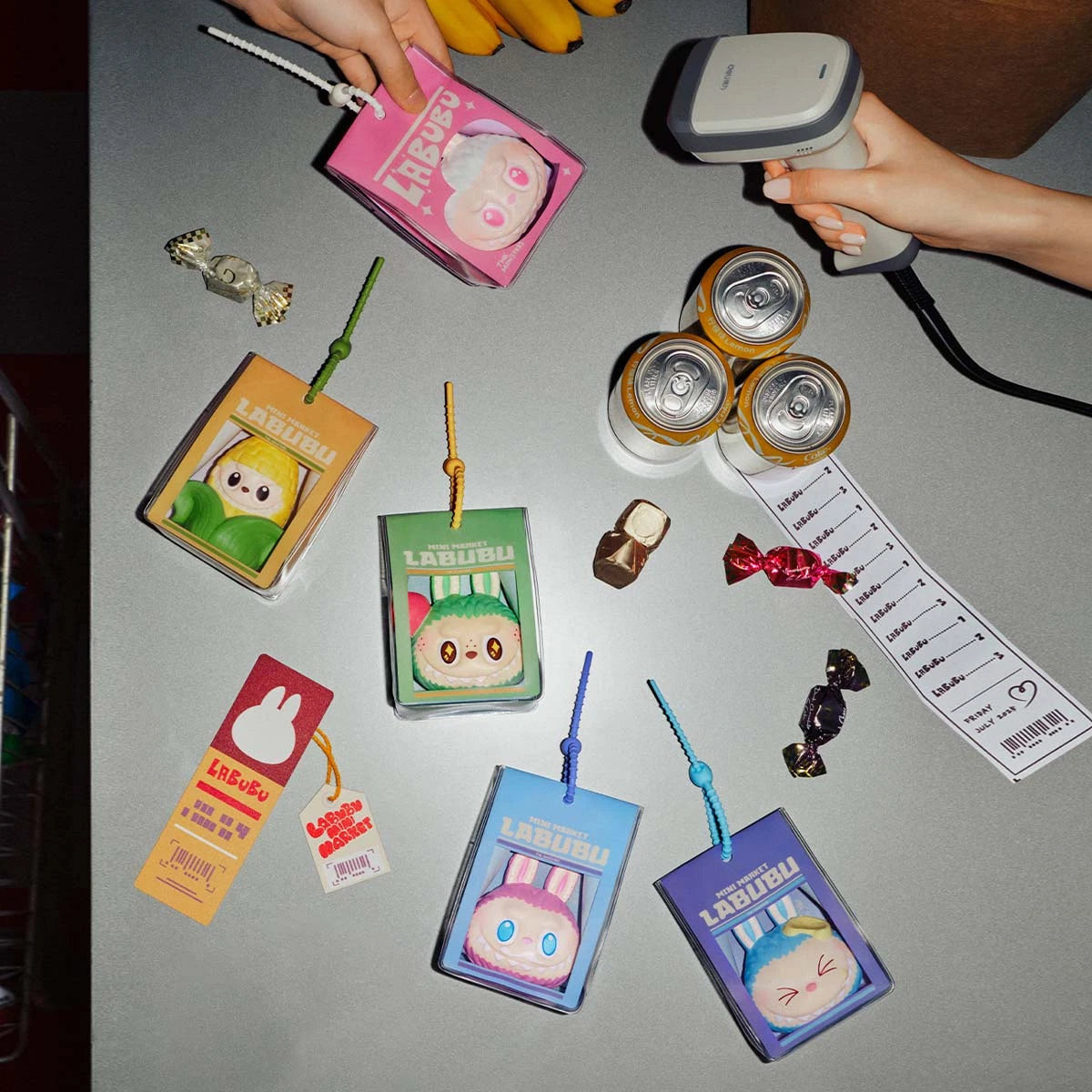 POP MART The Monsters Wacky Mart Series Squishy Charm Blind Box-Single Box (Random)-Pop Mart-Ace Cards & Collectibles