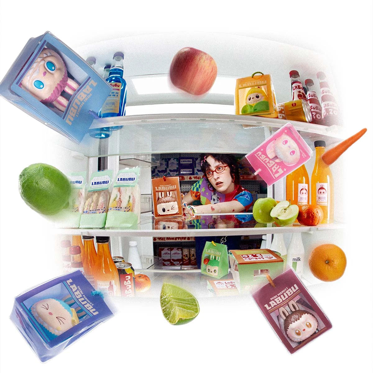 POP MART The Monsters Wacky Mart Series Squishy Charm Blind Box-Single Box (Random)-Pop Mart-Ace Cards & Collectibles