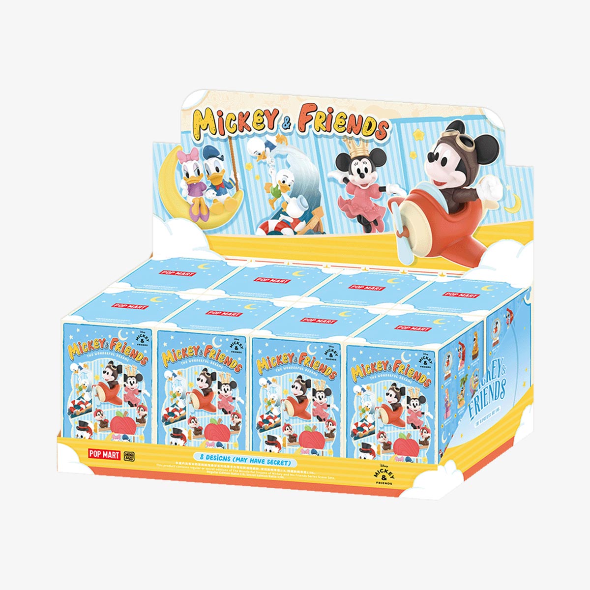 POP MART The Wonderful Dreams of Mickey and His Friends Series Scene Sets-Single Box (Random)-Pop Mart-Ace Cards & Collectibles