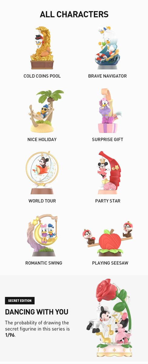 POP MART The Wonderful Dreams of Mickey and His Friends Series Scene Sets-Single Box (Random)-Pop Mart-Ace Cards & Collectibles