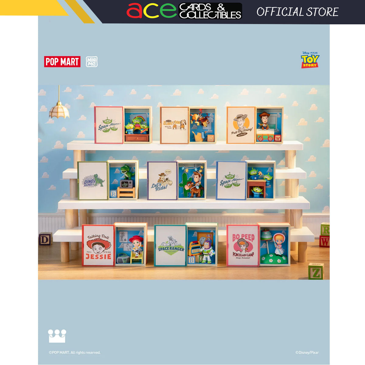 POP MART Toy Story: Andy's Room Series Scene Sets-Single Box (Random)-Pop Mart-Ace Cards & Collectibles
