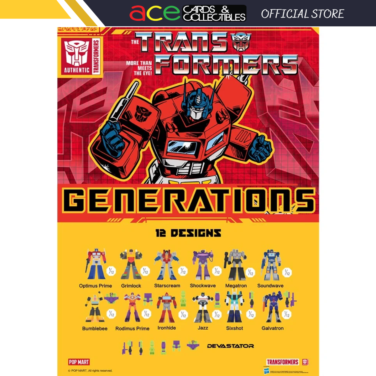 POP MART Transformers Generations Series-Single Box (Random)-Pop Mart-Ace Cards &amp; Collectibles