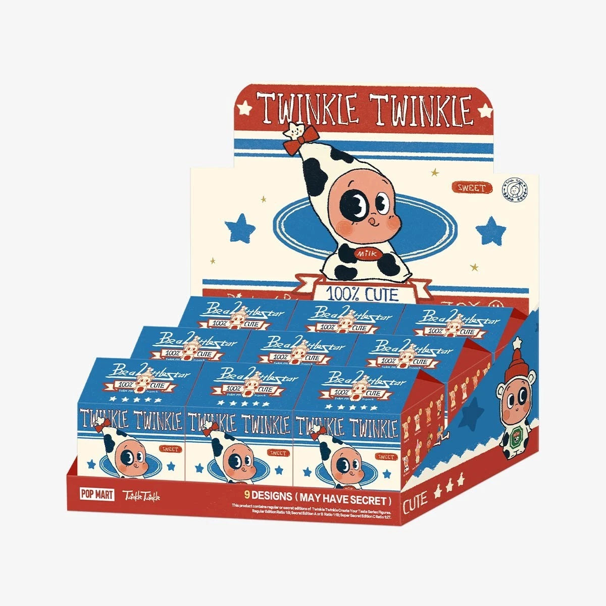 POP MART Twinkle Twinkle Create Your Taste Series Figures (Type A)-Whole Box (9pcs)-Pop Mart-Ace Cards & Collectibles