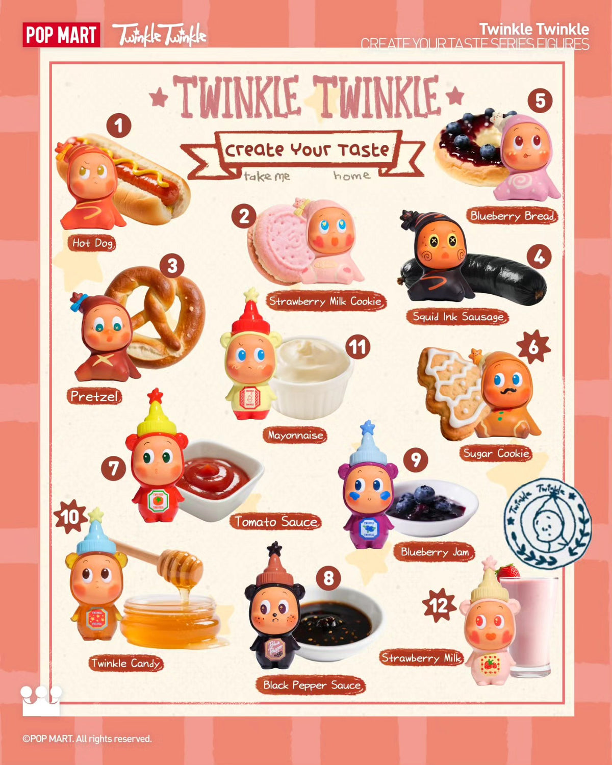 POP MART Twinkle Twinkle Create Your Taste Series Figures (Type B)-Single Box (Random)-Pop Mart-Ace Cards & Collectibles