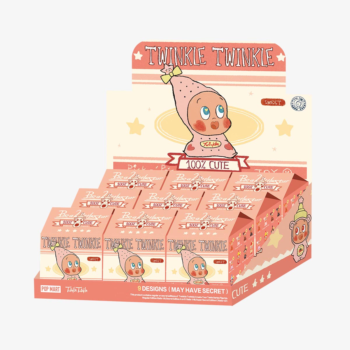 POP MART Twinkle Twinkle Create Your Taste Series Figures (Type B)-Whole Box (9pcs)-Pop Mart-Ace Cards & Collectibles