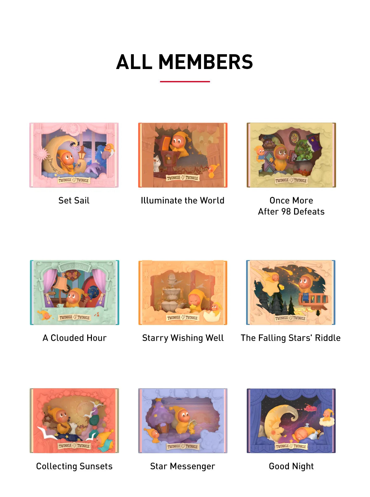 POP MART Twinkle Twinkle Light Up Series Scene Sets-Single Box (Random)-Pop Mart-Ace Cards & Collectibles