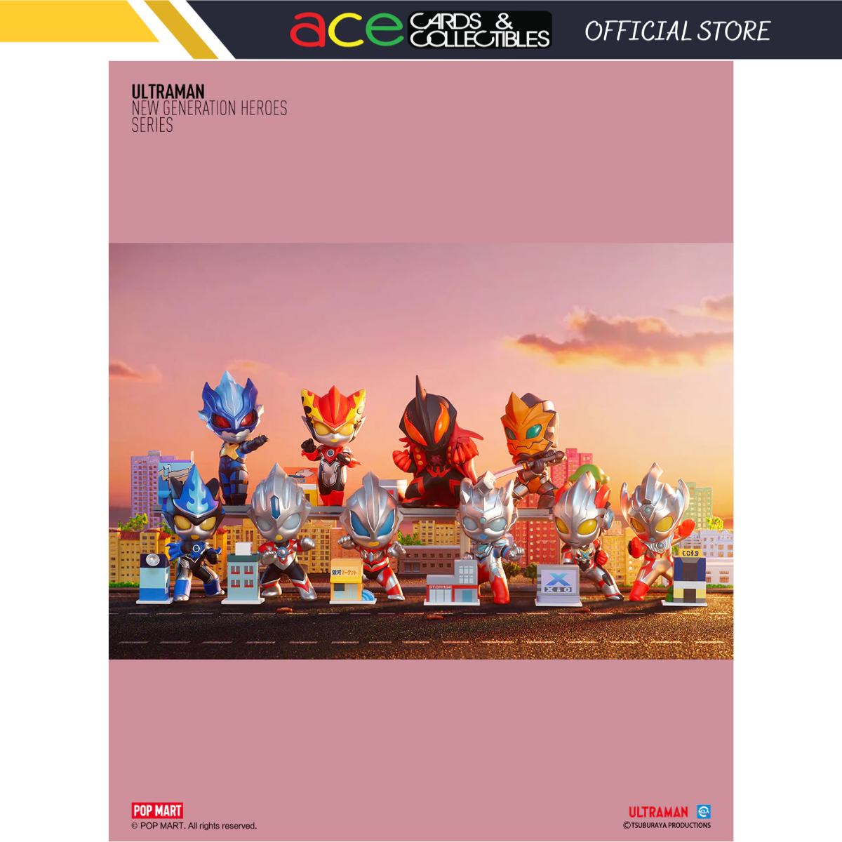 POP MART Ultraman New Generation Heroes Series-Single Box (Random)-Pop Mart-Ace Cards & Collectibles