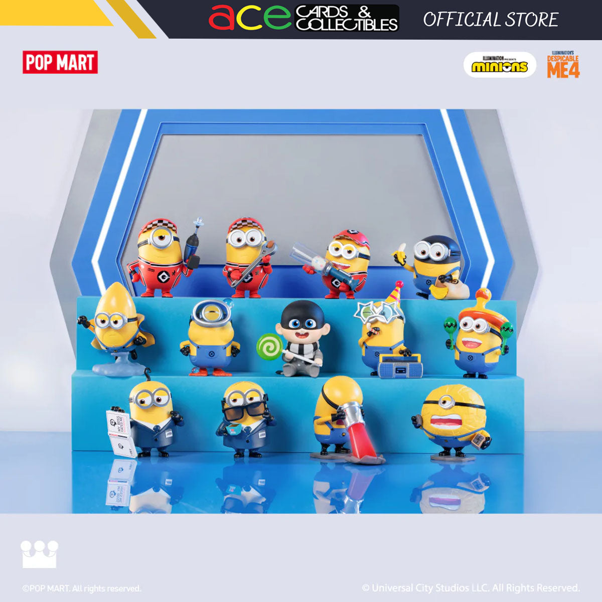 POP MART Universal Despicable Me 4 Series-Display Box (12pcs)-Pop Mart-Ace Cards &amp; Collectibles