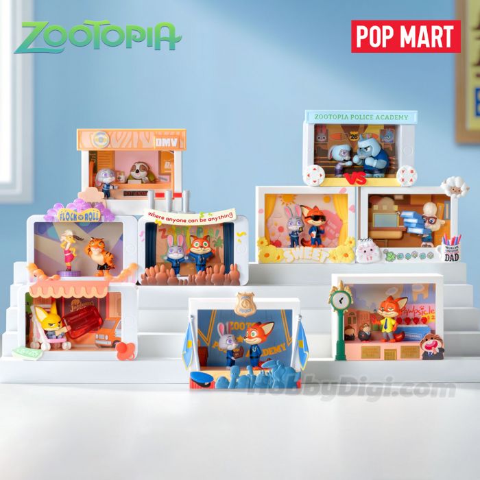 POP MART Zootopia Highlight Moment Series Scene Sets-Single Box (Random)-Pop Mart-Ace Cards & Collectibles