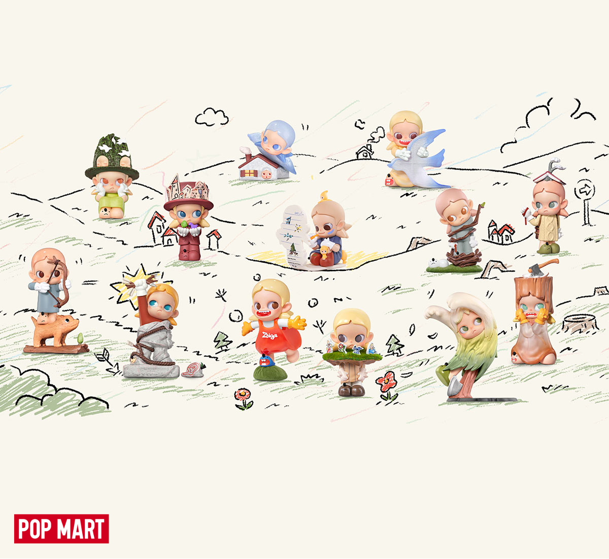 POP MART Zsiga Borderline Drifter Series-Single Box (Random)-Pop Mart-Ace Cards & Collectibles