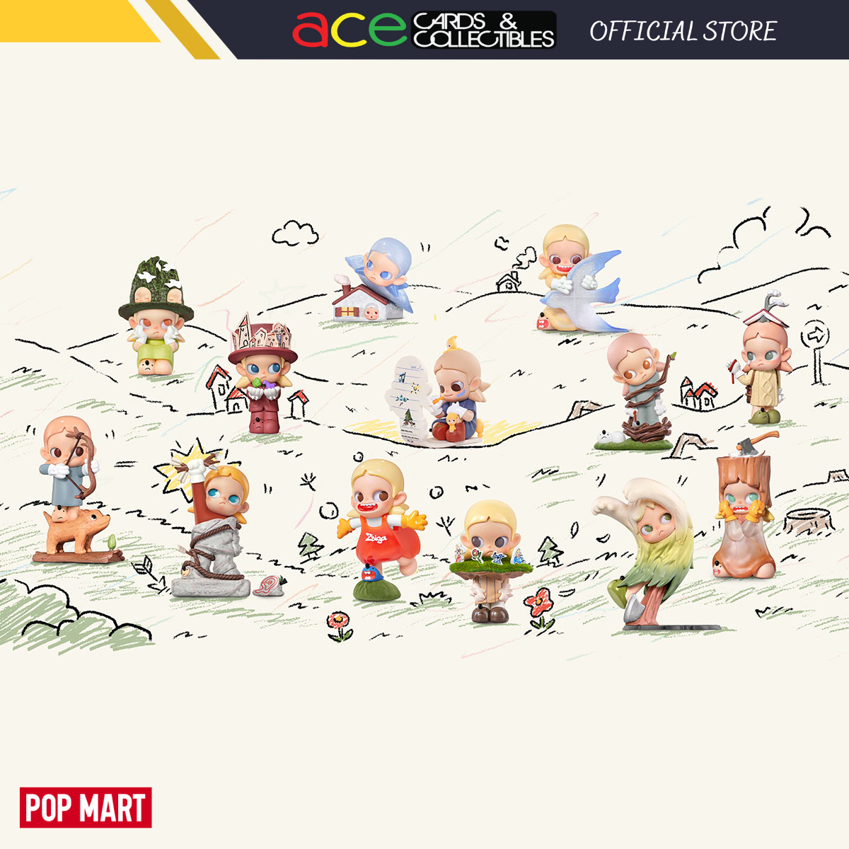 POP MART Zsiga Borderline Drifter Series-Single Box (Random)-Pop Mart-Ace Cards & Collectibles