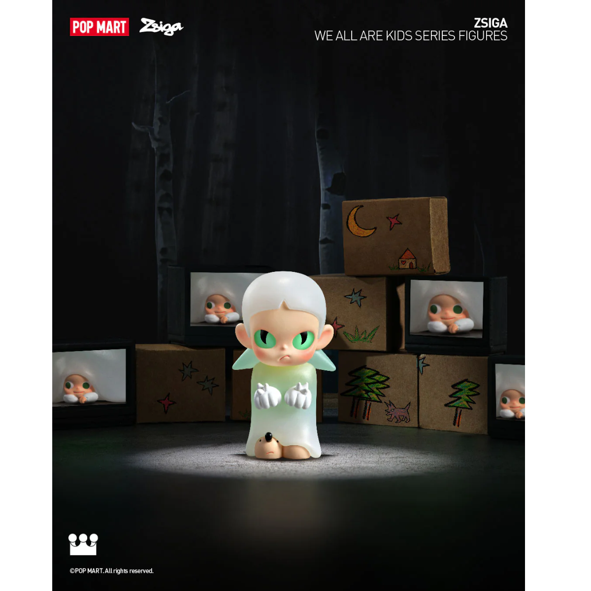 POP MART Zsiga - We All Are Kids Series-Single Box (Random)-Pop Mart-Ace Cards & Collectibles