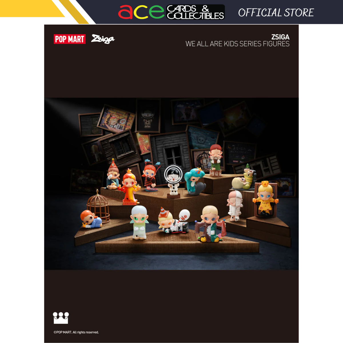POP MART Zsiga - We All Are Kids Series-Single Box (Random)-Pop Mart-Ace Cards & Collectibles