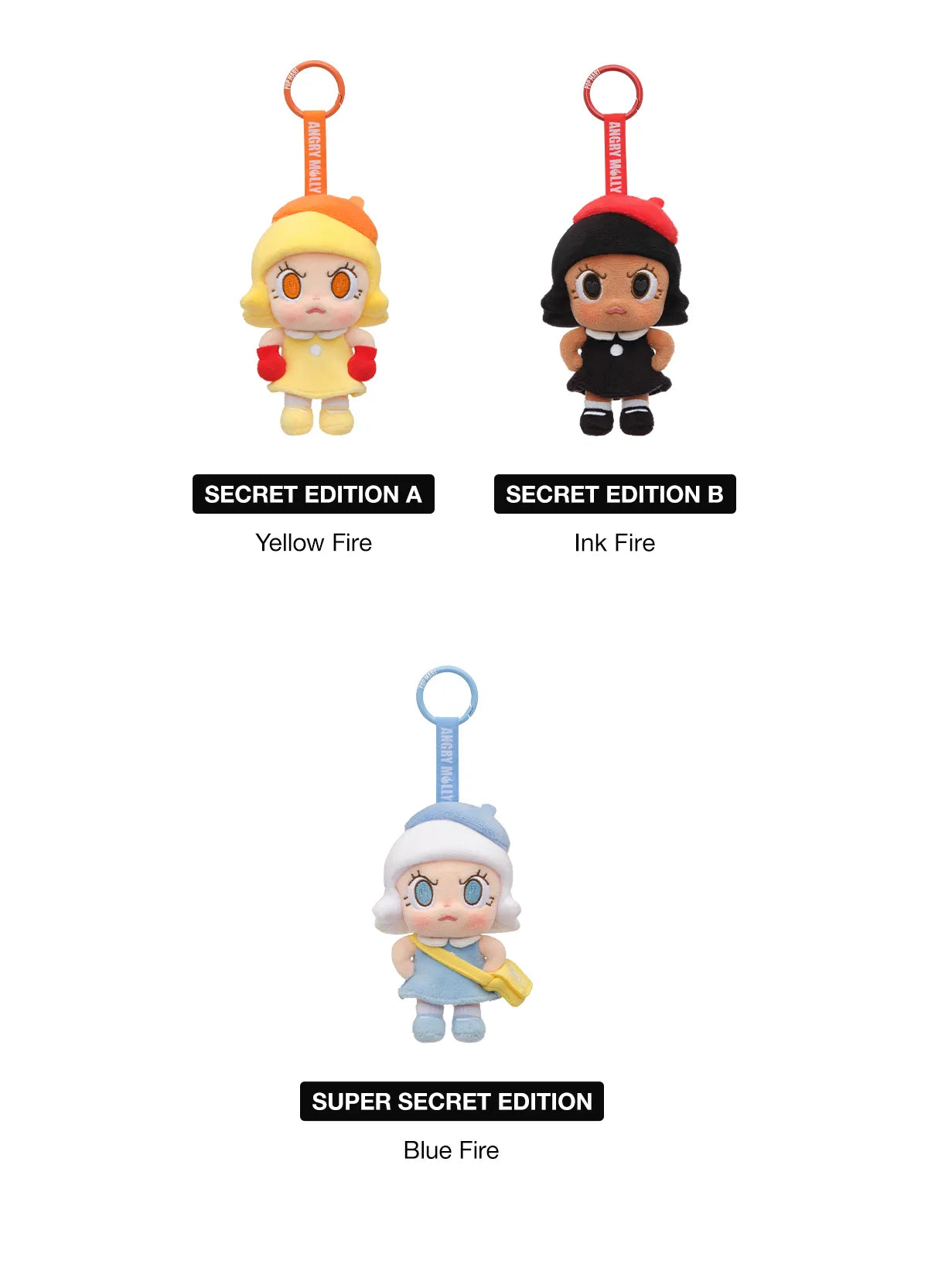 POP MART x Angry Molly Angry Energy Series Plush Pendant-Single Box (Random)-Pop Mart-Ace Cards & Collectibles