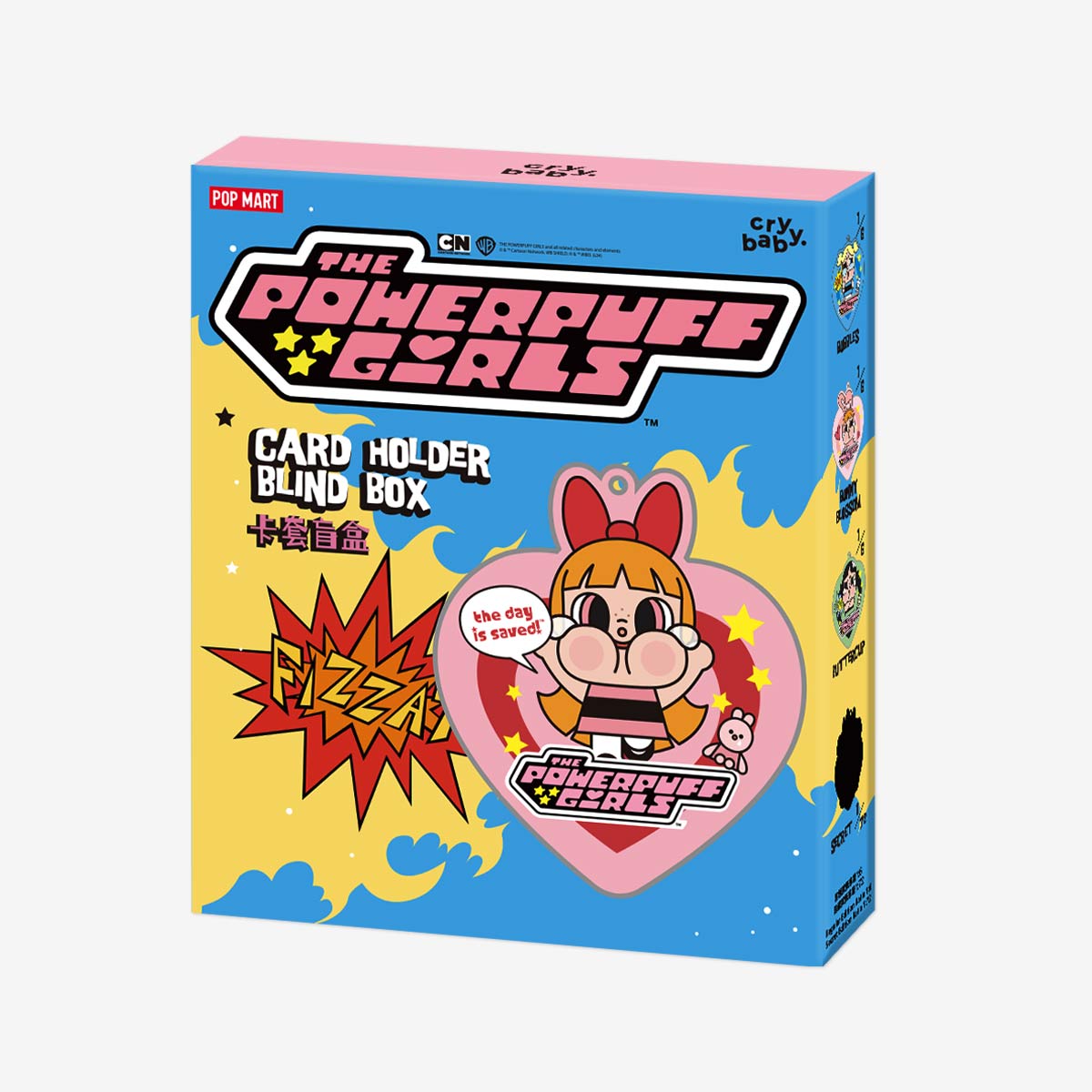 POP MART x CRYBABY Powerpuff Girls Card Holder Series-Single Box (Random)-Pop Mart-Ace Cards &amp; Collectibles