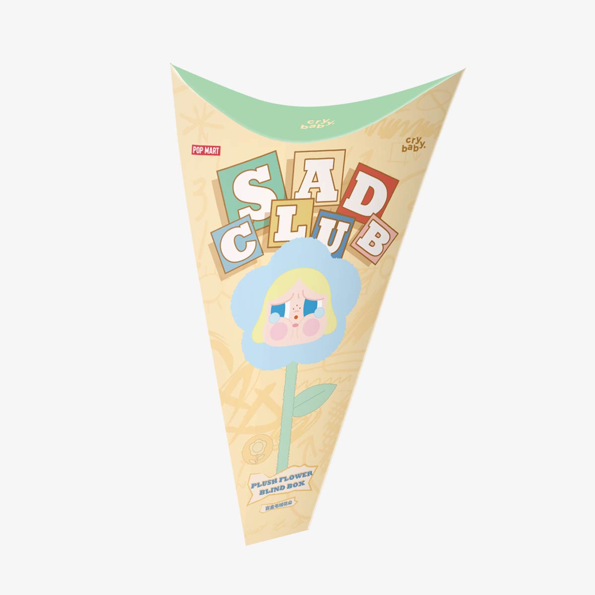 POP MART x CRYBABY Sad Club Plush Flower Series-Single Box (Random)-Pop Mart-Ace Cards &amp; Collectibles