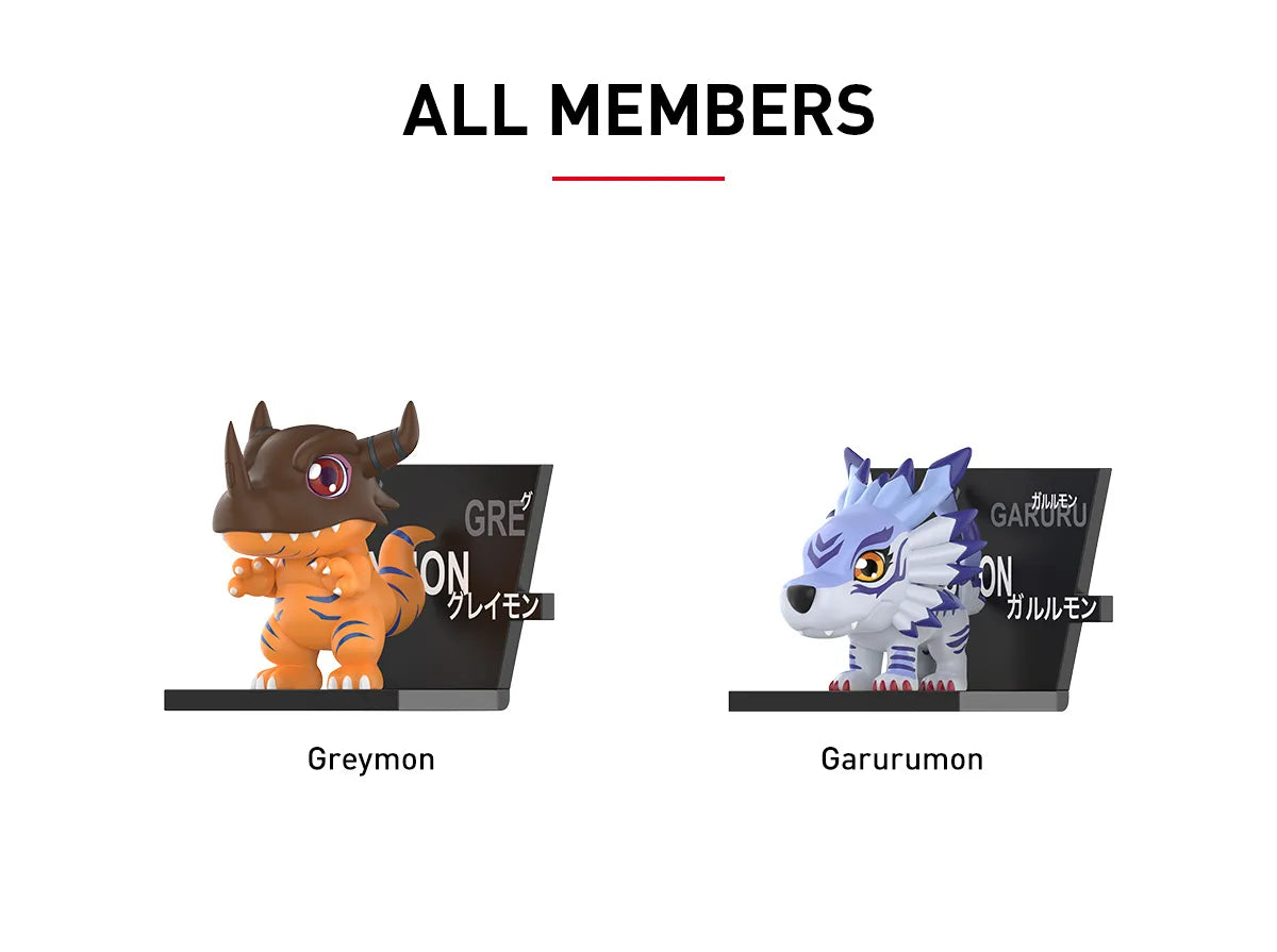 POP MART x Digimon Adventure Fridge Magnet Series Figures-Single Box (Random)-Pop Mart-Ace Cards &amp; Collectibles
